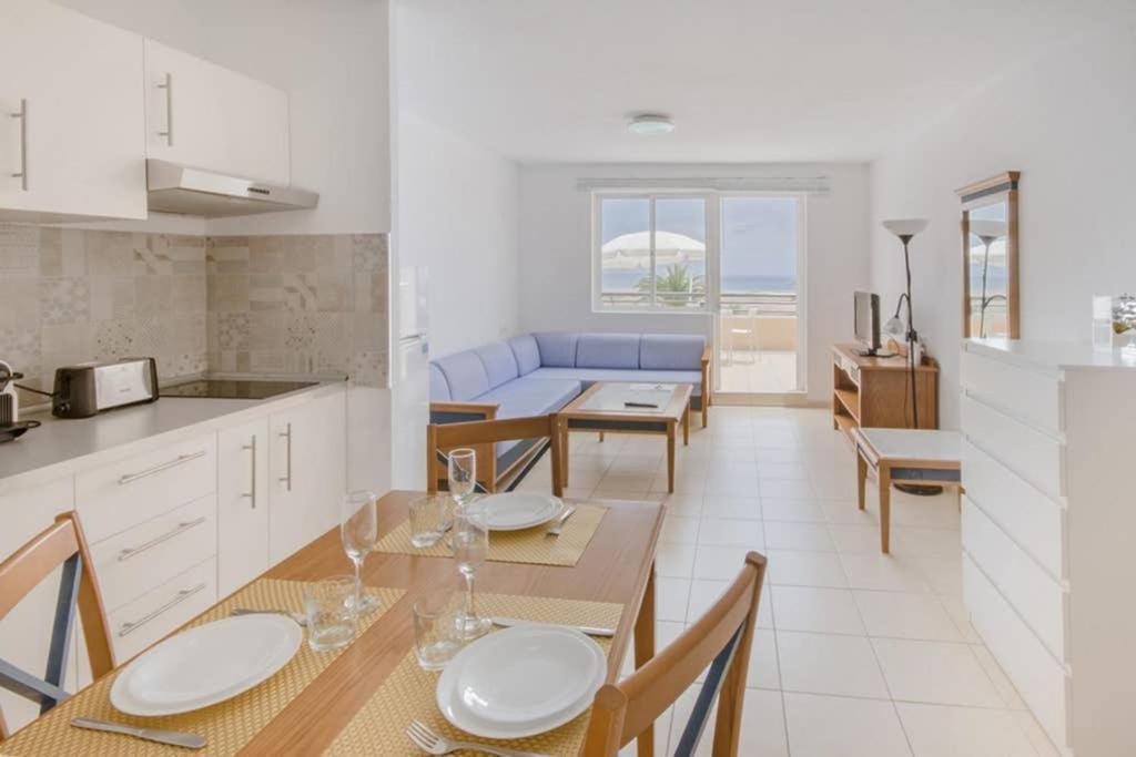 Terrazza E Vista Sull'Oceano, Wi-Fi, Piano 3, Piscina Sullo Stesso Piano Apartman Morro Jable  Kültér fotó